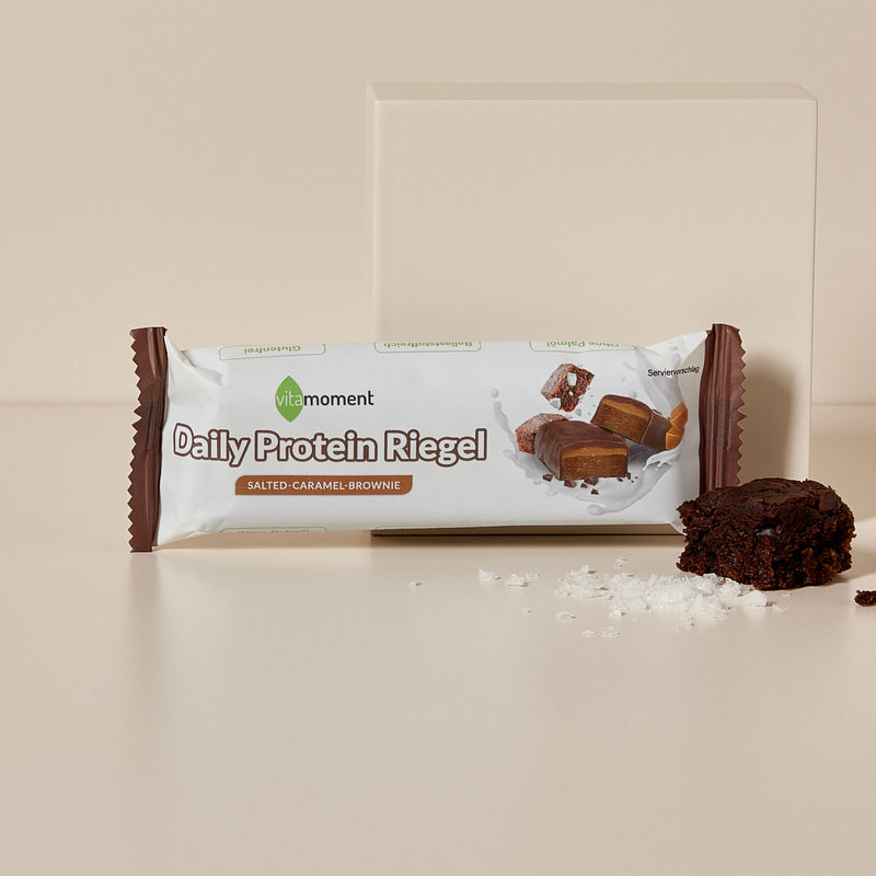 Daily Protein Riegel - 1:Salted-Caramel-Brownie - VitaMoment Produkt