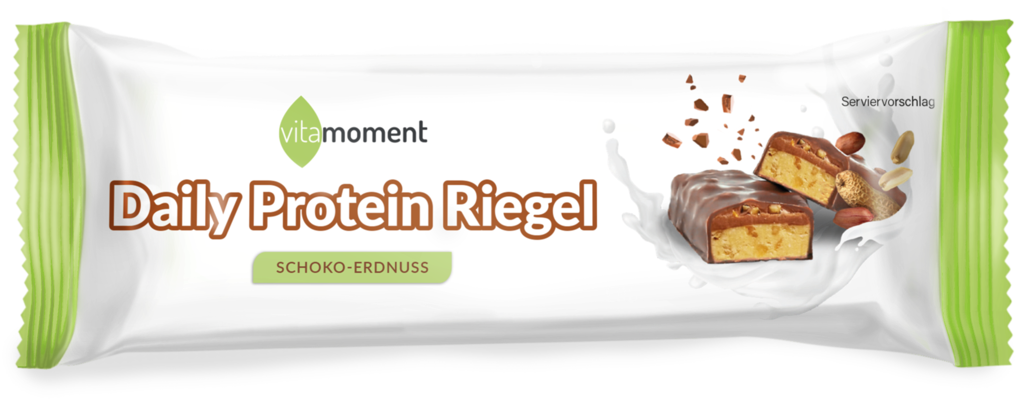 Daily Protein Riegel - Schoko-Erdnuss, Einzeln (50g) - VitaMoment Produkt