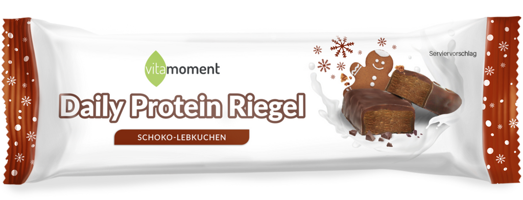 Daily Protein Riegel - Schoko-Lebkuchen, Einzeln (50g) - VitaMoment Produkt