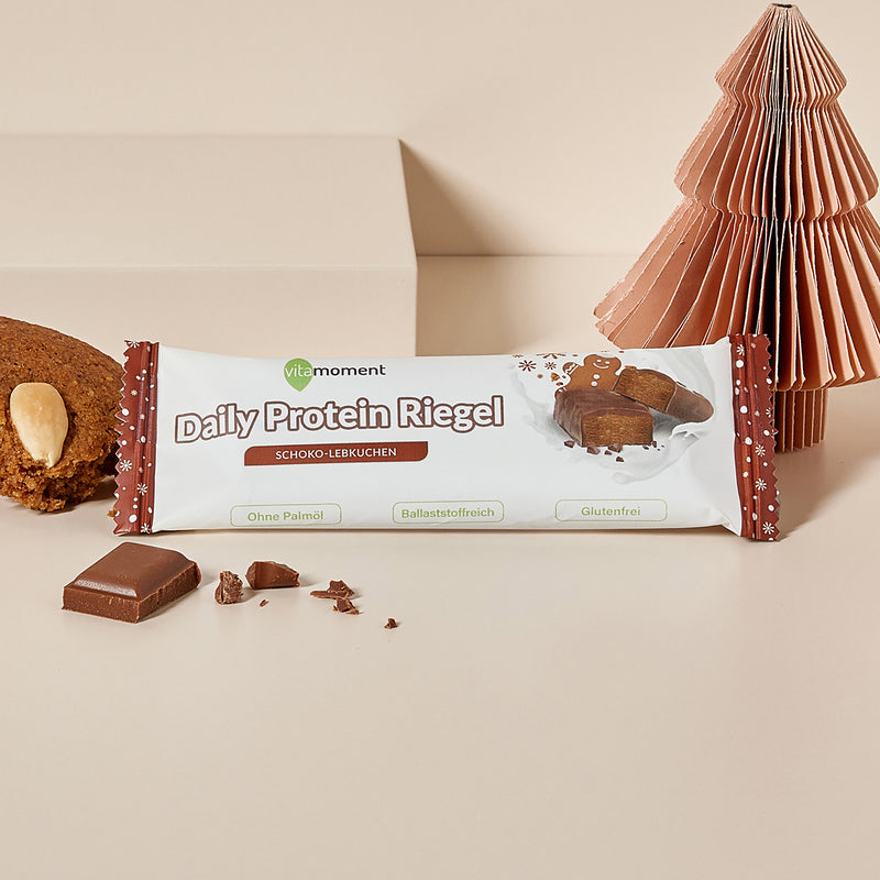 Daily Protein Riegel - 1:Schoko-Lebkuchen - VitaMoment Produkt