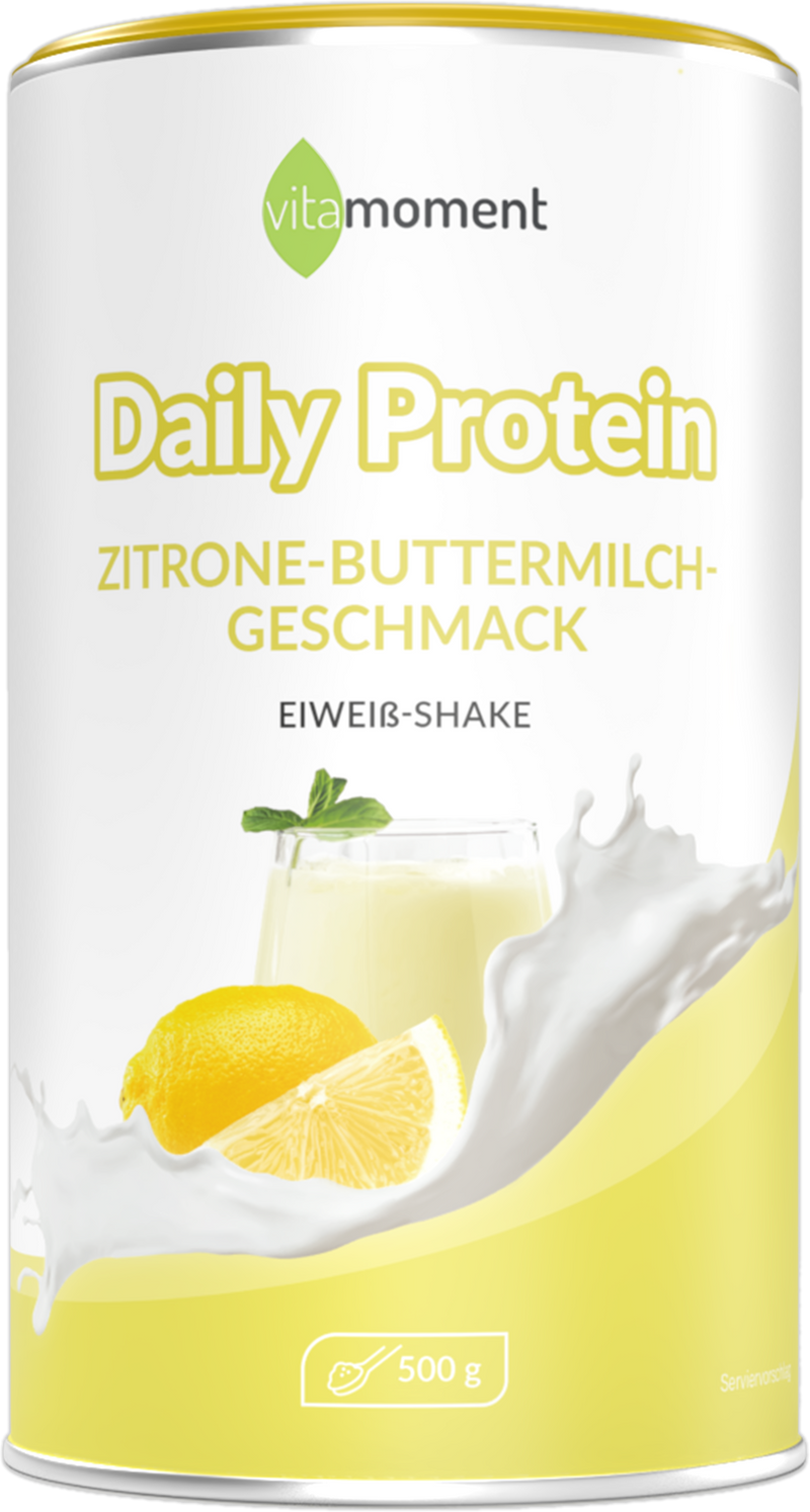 Daily Protein Shake - Zitrone-Buttermilch, 500g - VitaMoment Produkt