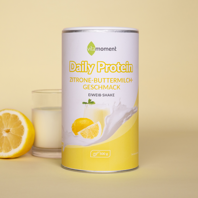 Daily Protein Shake - Zitrone-Buttermilch, 500g - VitaMoment Produkt