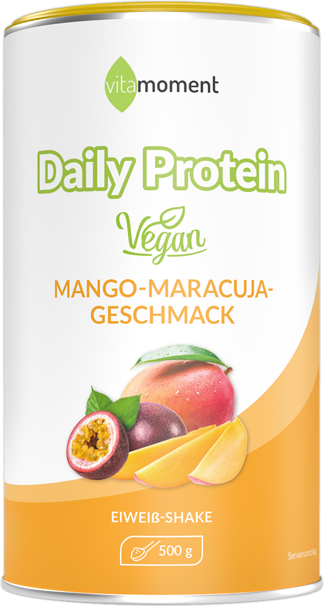 Daily Protein Shake Vegan - Mango-Maracuja, 500g - VitaMoment Produkt