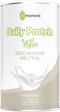 Daily Protein Shake Vegan - Neutral, 500g - VitaMoment Produkt