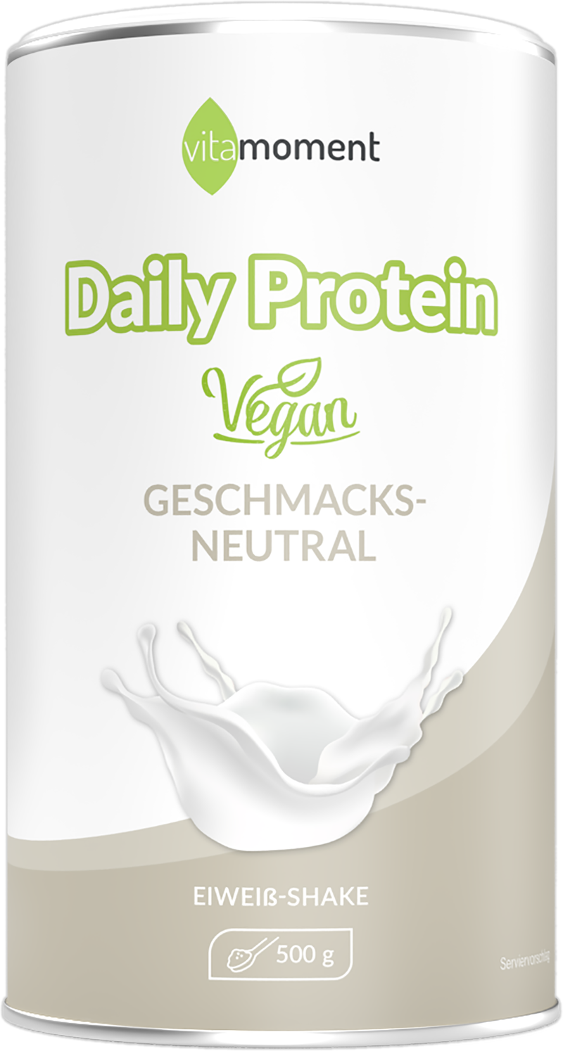 Daily Protein Shake Vegan - Neutral, 500g - VitaMoment Produkt