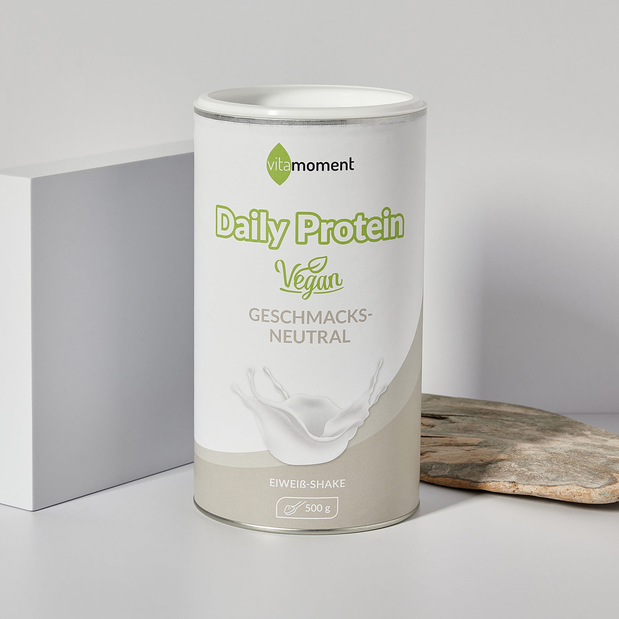 Daily Protein Shake Vegan - Neutral, 500g - VitaMoment Produkt