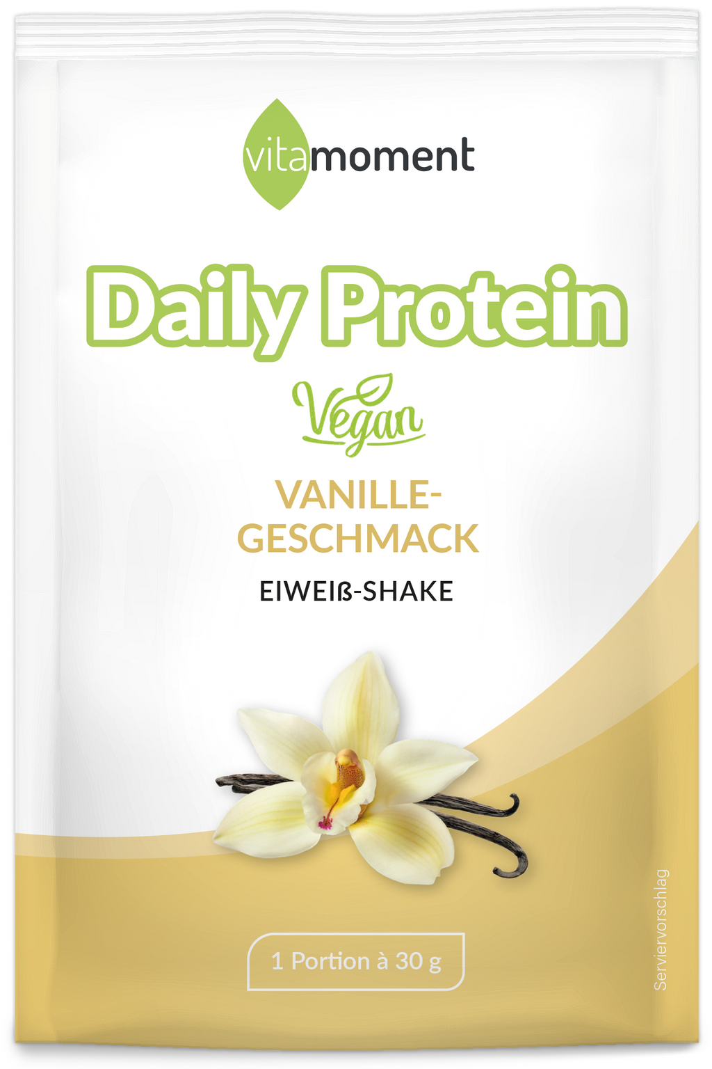 Daily Protein Shake Vegan - Vanille, 30g (Probe) - VitaMoment Produkt