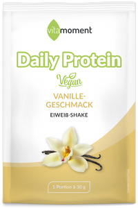 Daily Protein Shake Vegan - Vanille, 30g (Probe) - VitaMoment Produkt