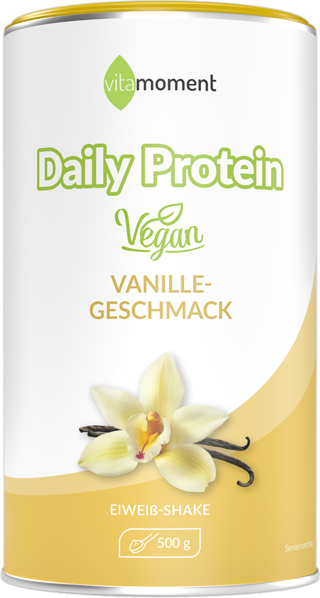 Daily Protein Shake Vegan - Vanille, 500g - VitaMoment Produkt