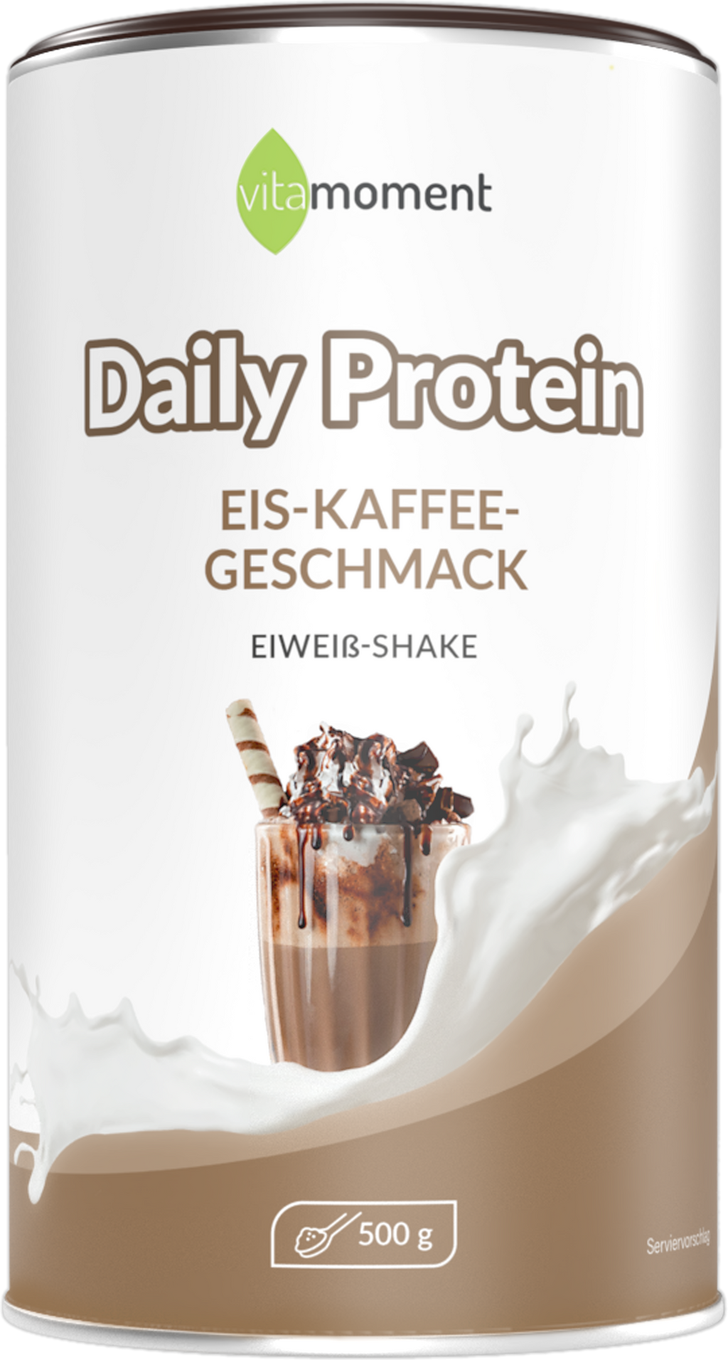 Daily Protein Shake - Eis-Kaffee, 500g - VitaMoment Produkt