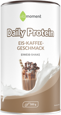 Daily Protein Shake - Eis-Kaffee, 500g - VitaMoment Produkt
