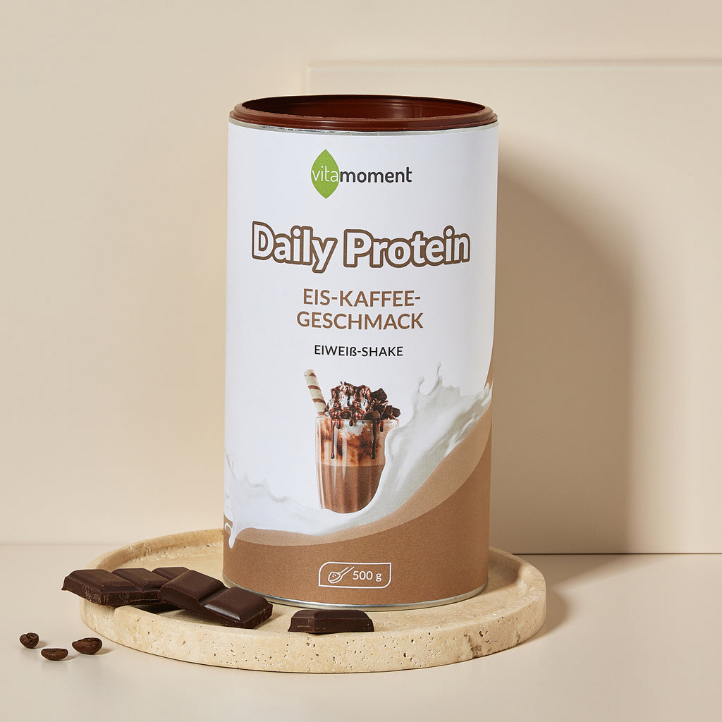 Daily Protein Shake - Eis-Kaffee, 500g - VitaMoment Produkt