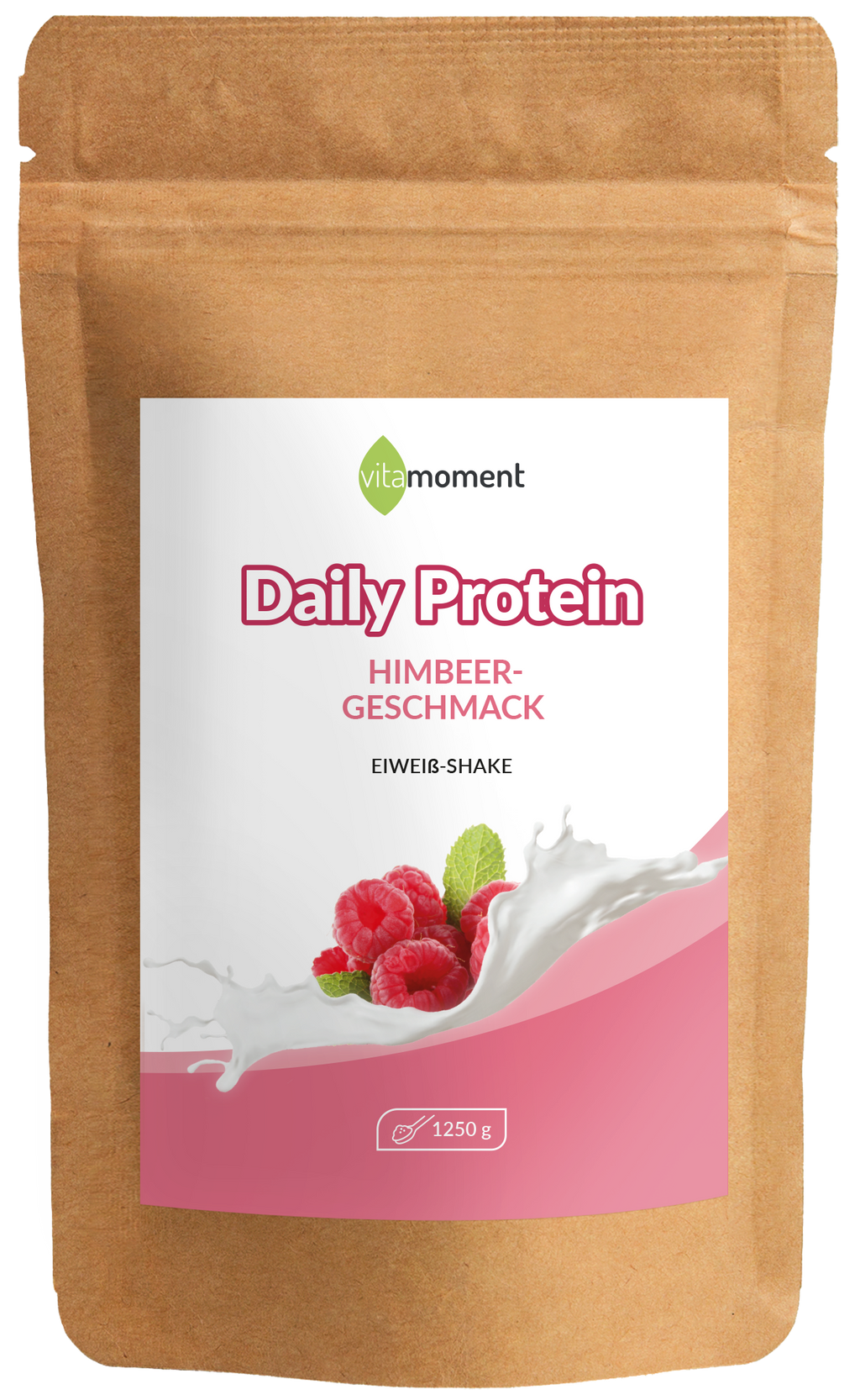 Daily Protein Shake - Himbeer, 1250g - VitaMoment Produkt