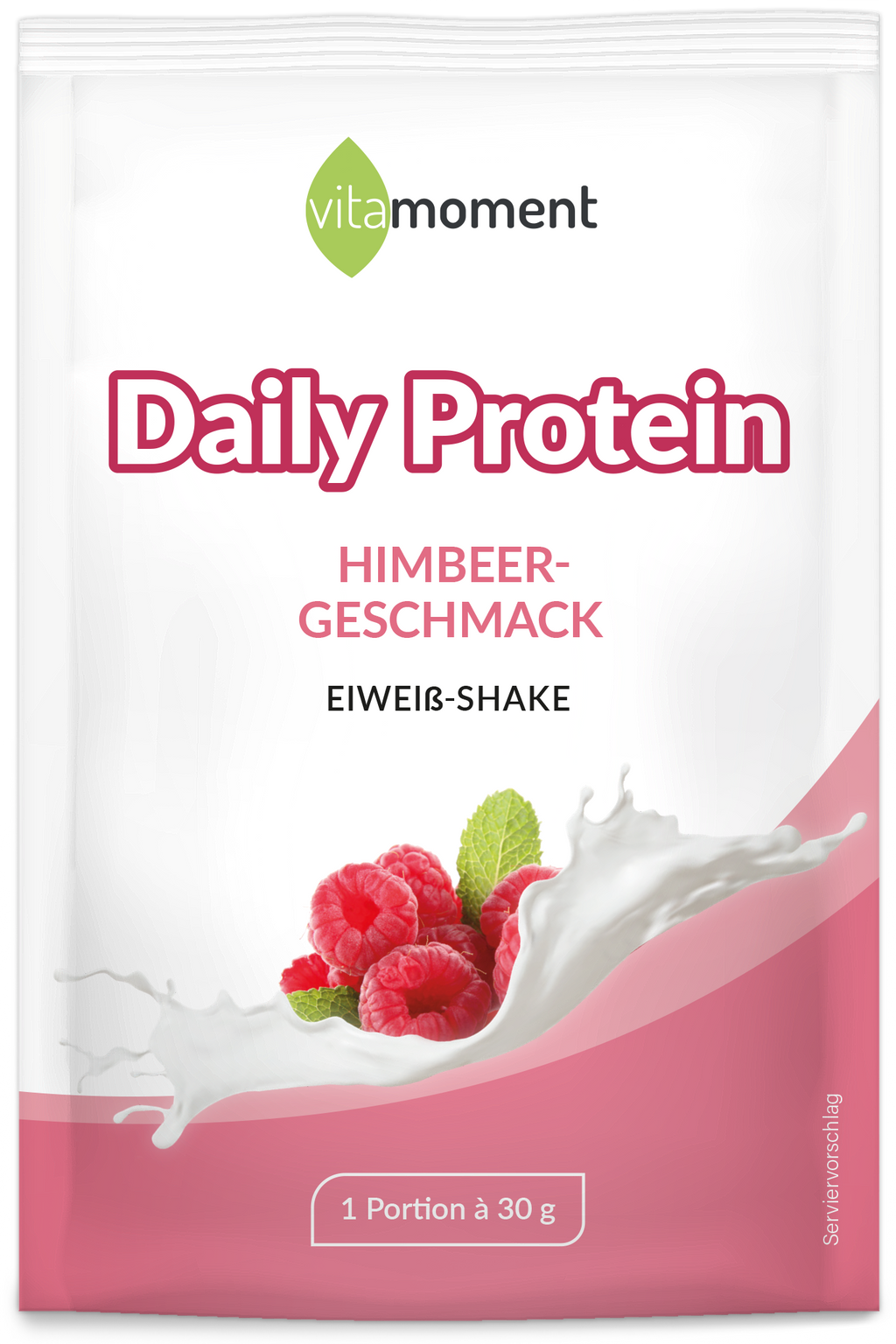 Daily Protein Shake - Himbeer, 30g (Probe) - VitaMoment Produkt