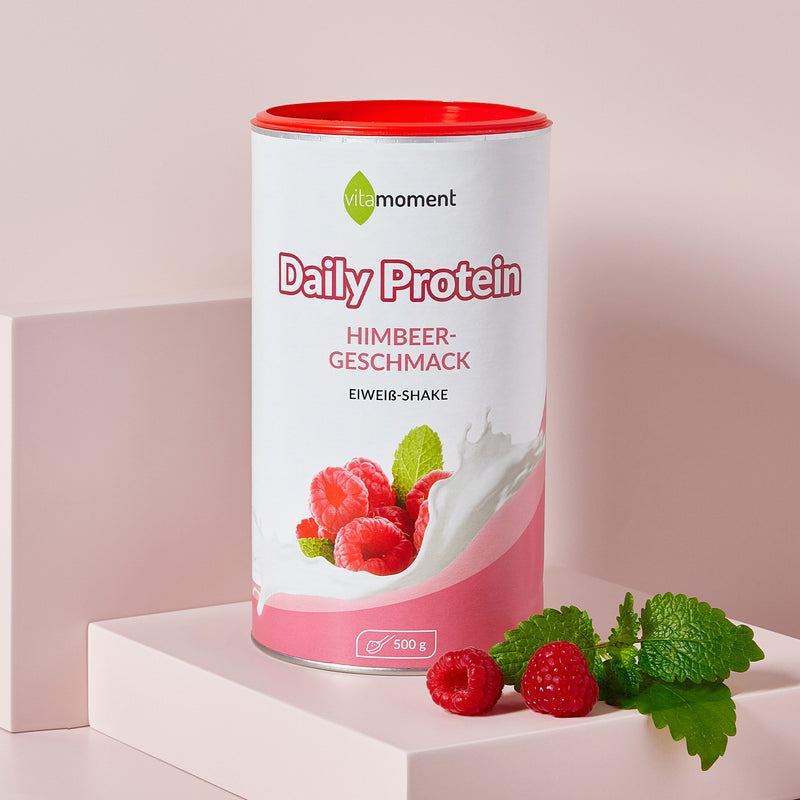 Daily Protein Shake - Himbeer, 500g - VitaMoment Produkt