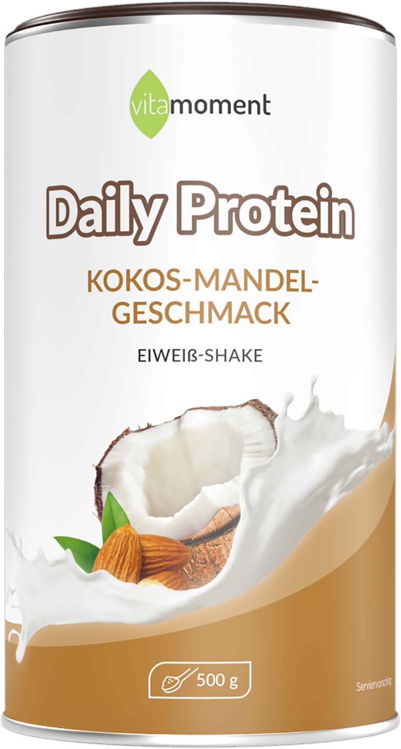Daily Protein Shake - Kokos-Mandel, 500g - VitaMoment Produkt
