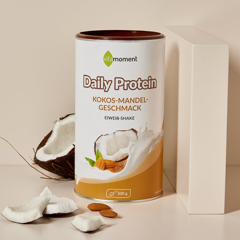 Daily Protein Shake - Kokos-Mandel, 500g - VitaMoment Produkt