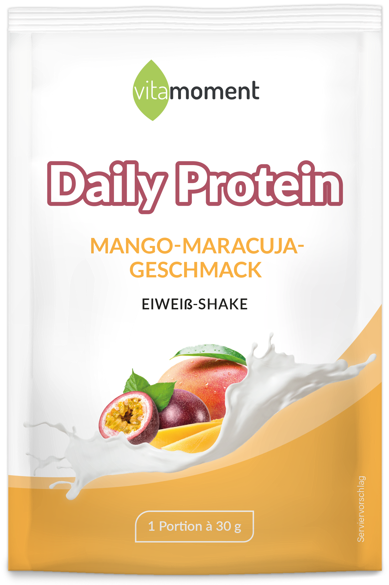 Daily Protein Shake - Mango-Maracuja, 30g (Probe) - VitaMoment Produkt