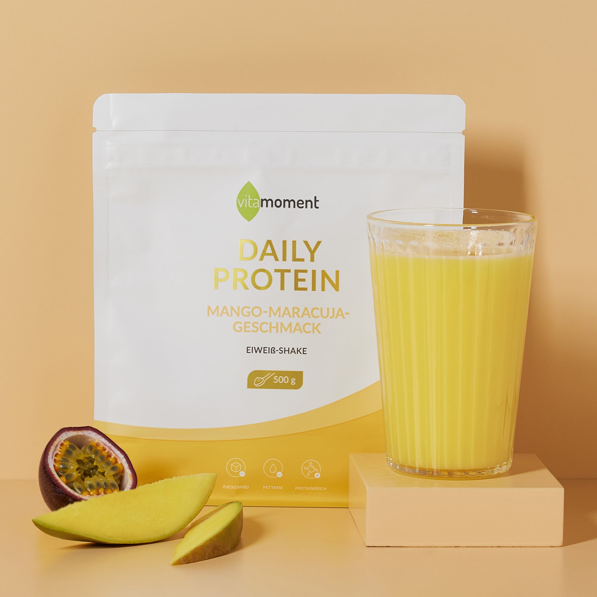 Daily Protein Shake - Mango-Maracuja, 500g - VitaMoment Produkt
