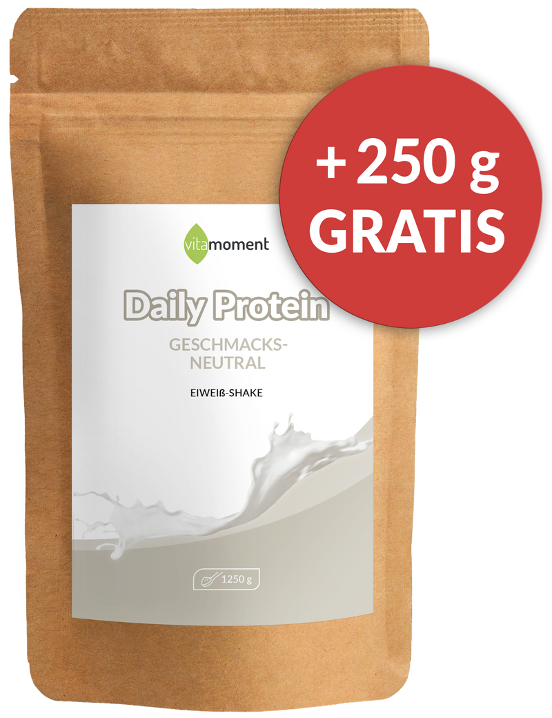 Daily Protein Shake - Neutral, 1250g - VitaMoment Produkt