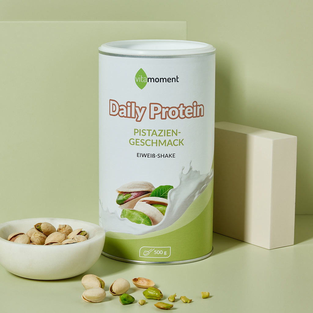 Daily Protein Shake - Pistazie, 500g - VitaMoment Produkt