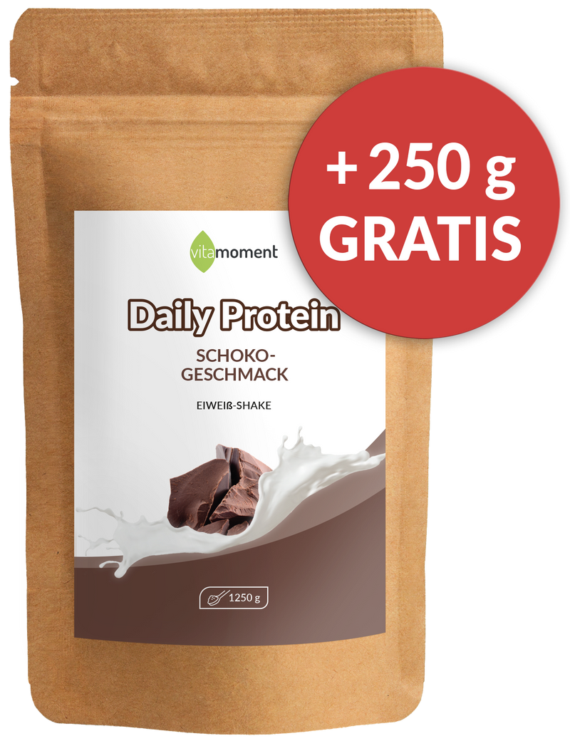 Daily Protein Shake - Schoko, 1250g - VitaMoment Produkt