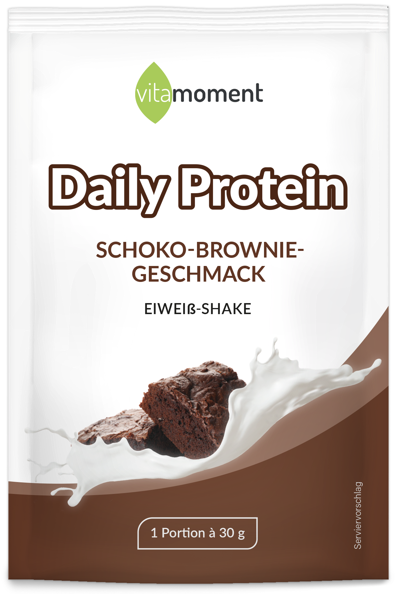 Daily Protein Shake - Schoko-Brownie, 30g (Probe) - VitaMoment Produkt