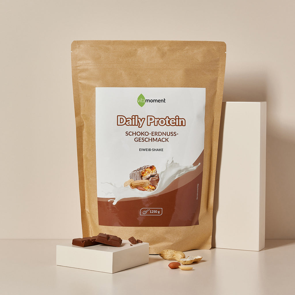 Daily Protein Shake - Schoko-Erdnuss, 1250g - VitaMoment Produkt