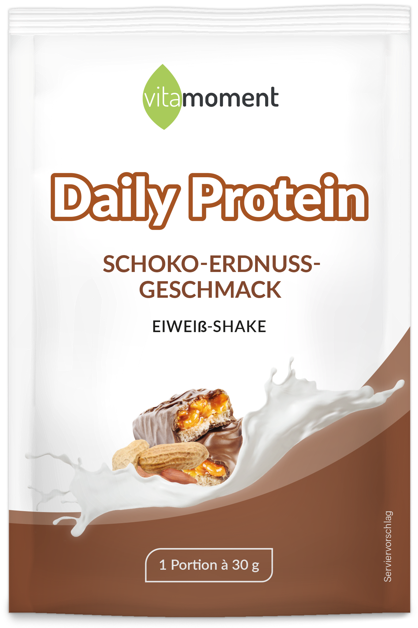 Daily Protein Shake - Schoko-Erdnuss, 30g (Probe) - VitaMoment Produkt