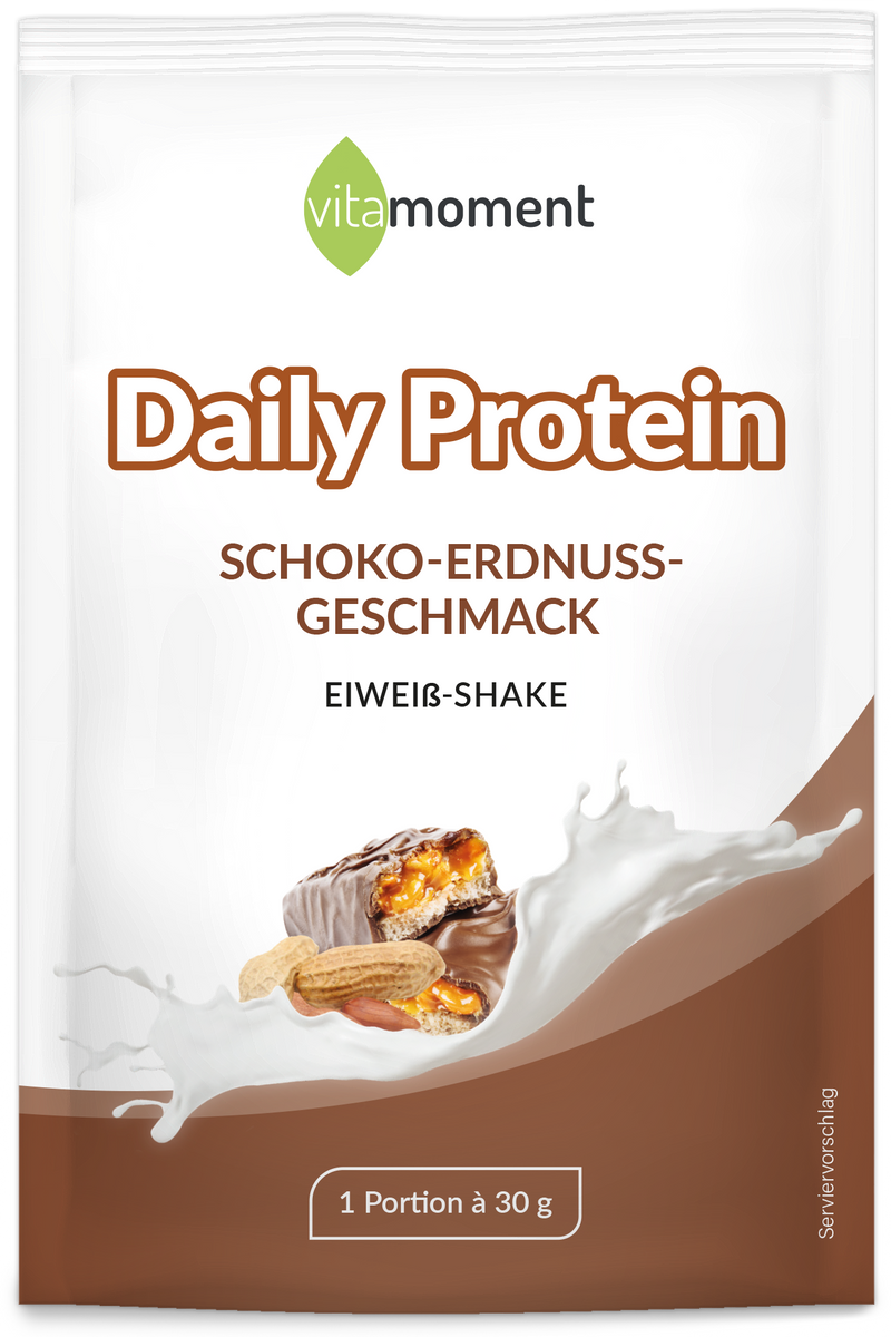 Daily Protein Shake - Schoko-Erdnuss, 30g (Probe) - VitaMoment Produkt