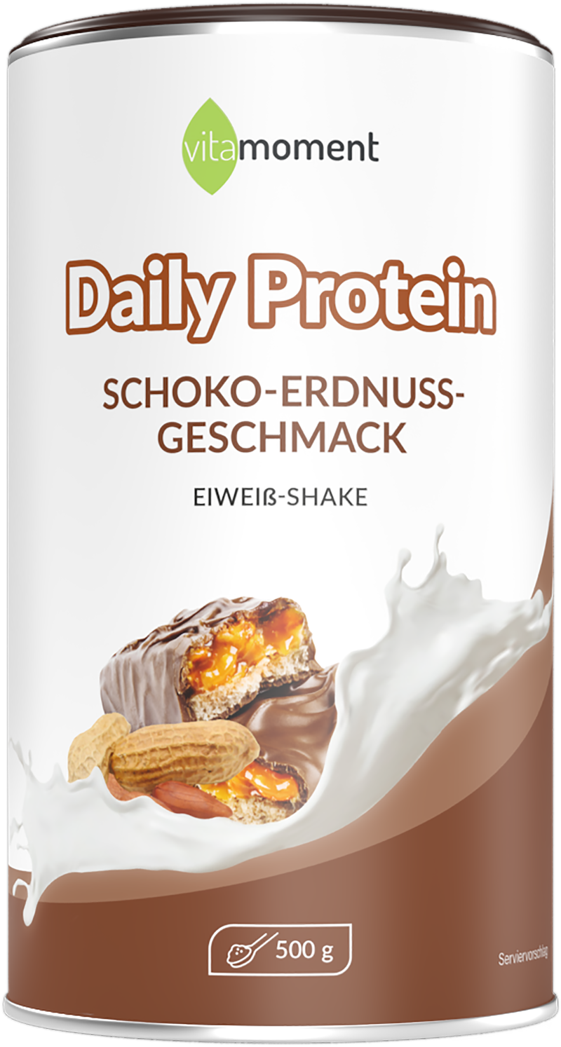 Daily Protein Shake - Schoko-Erdnuss, 500g - VitaMoment Produkt