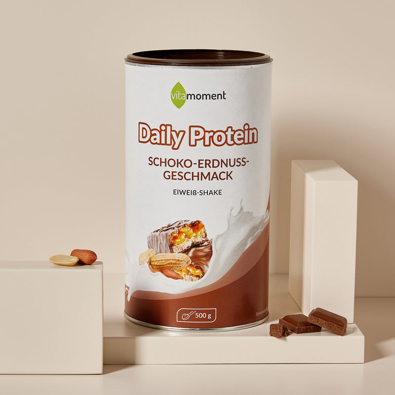 Daily Protein Shake - Schoko-Erdnuss, 500g - VitaMoment Produkt