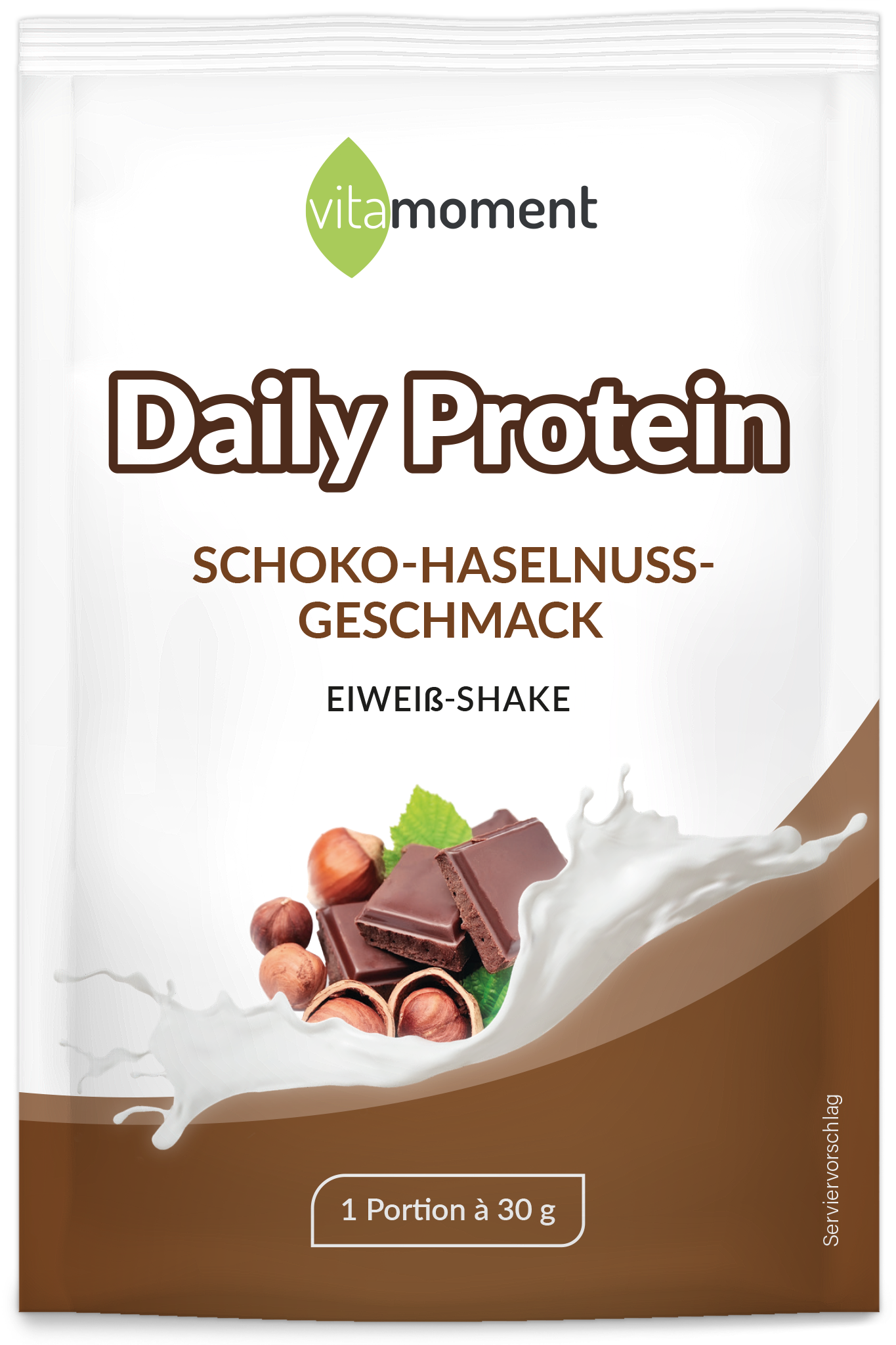 Daily Protein Shake - Schoko-Haselnuss, 30g (Probe) - VitaMoment Produkt