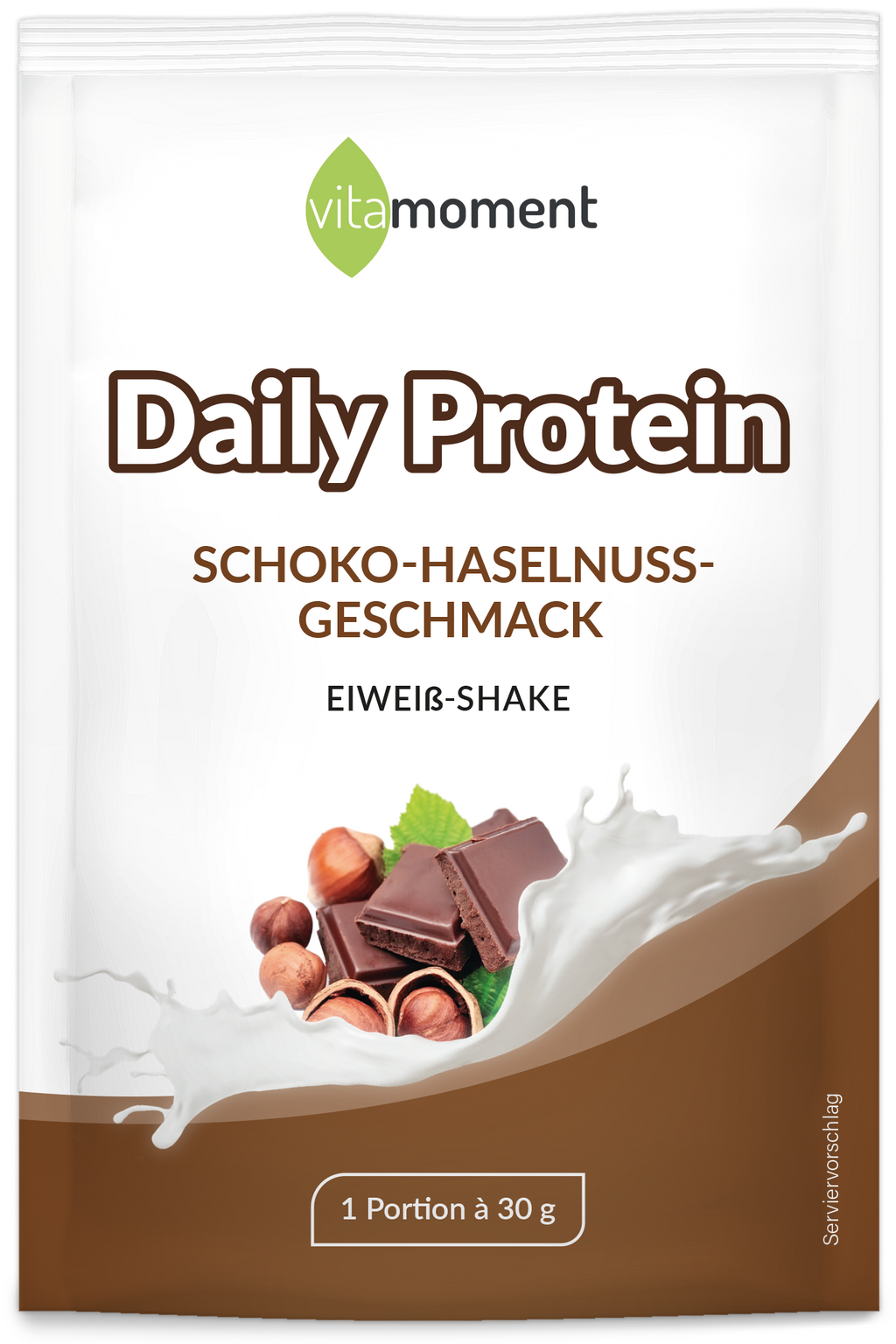 Daily Protein Shake - Schoko-Haselnuss, 30g (Probe) - VitaMoment Produkt