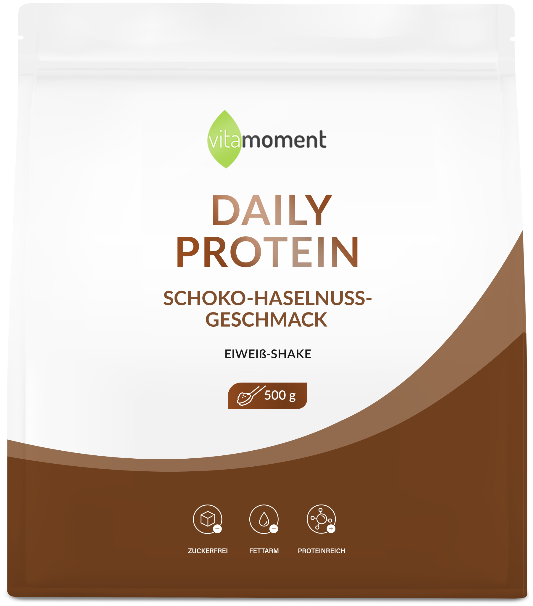 Daily Protein Shake - Schoko-Haselnuss, 500g - VitaMoment Produkt