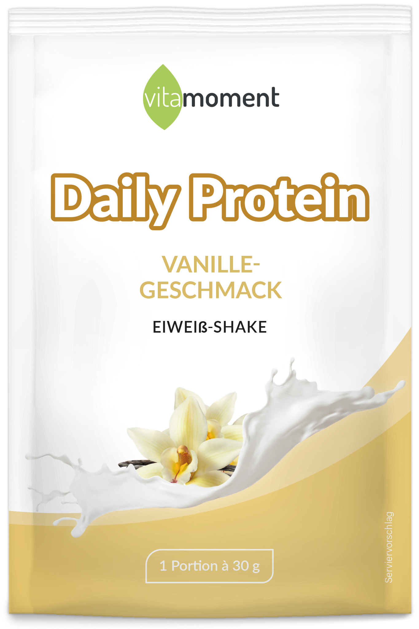 Daily Protein Shake - Vanille, 30g (Probe) - VitaMoment Produkt