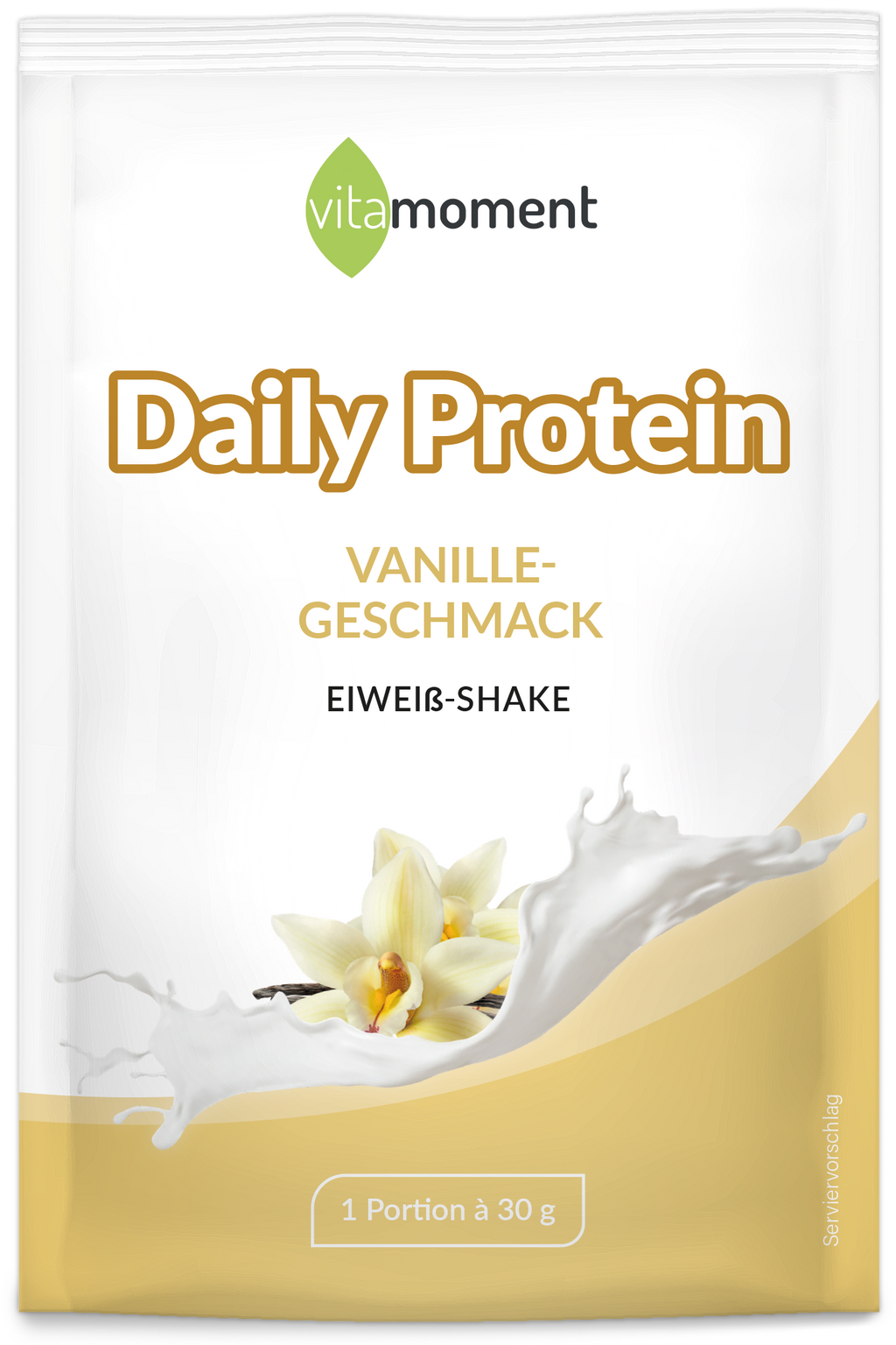 Daily Protein Shake - Vanille, 30g (Probe) - VitaMoment Produkt