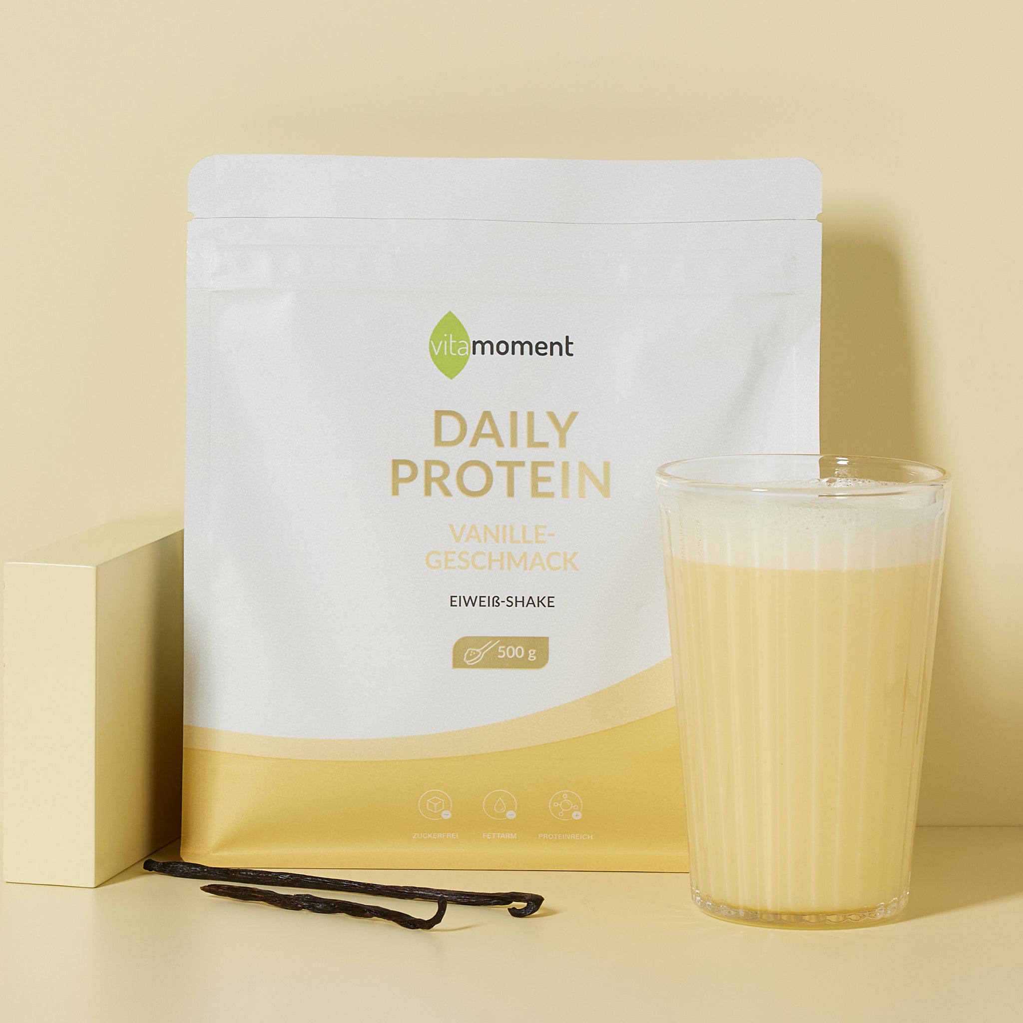 Daily Protein Shake - Vanille, 500g - VitaMoment Produkt