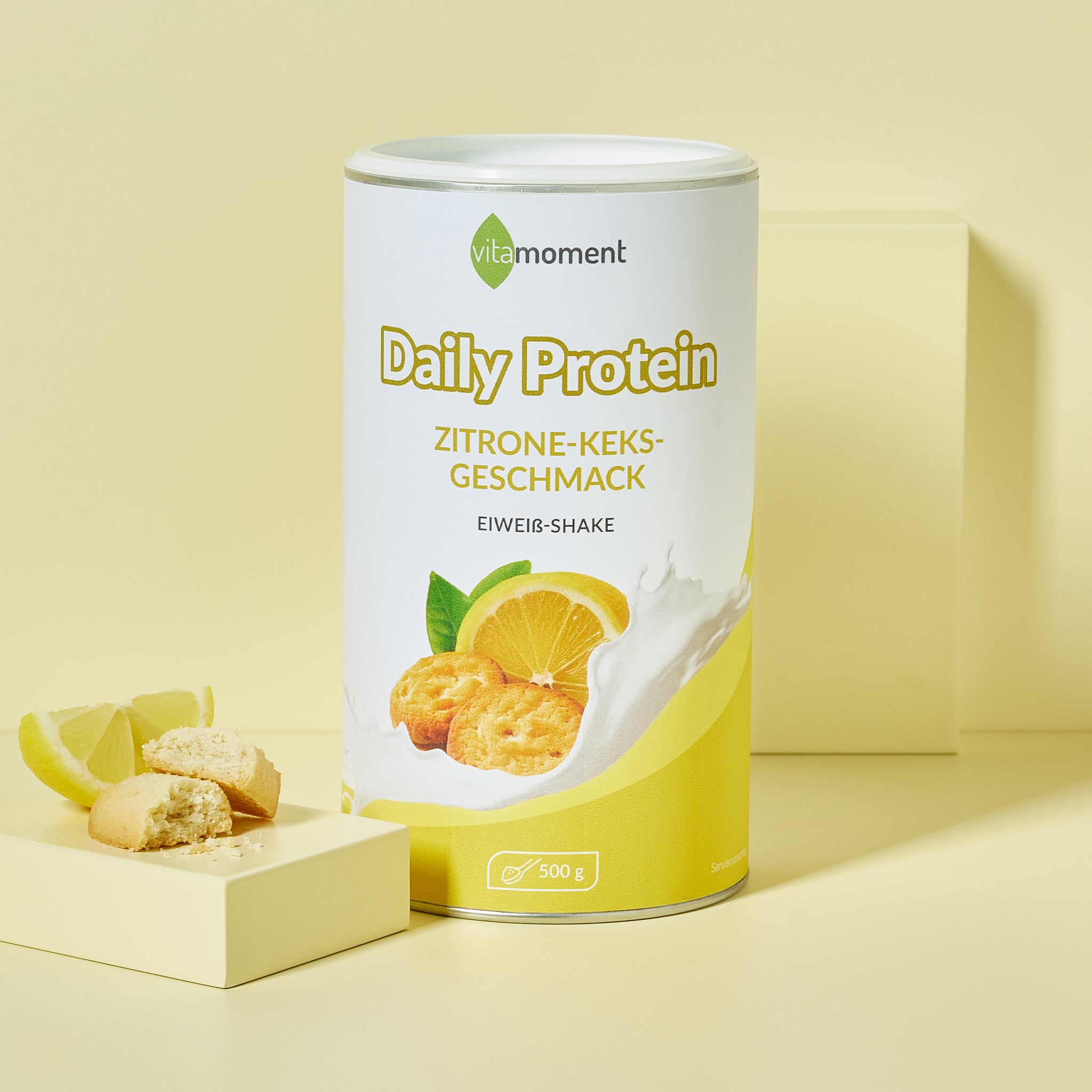 Daily Protein Shake - Zitrone-Keks, 500g - VitaMoment Produkt