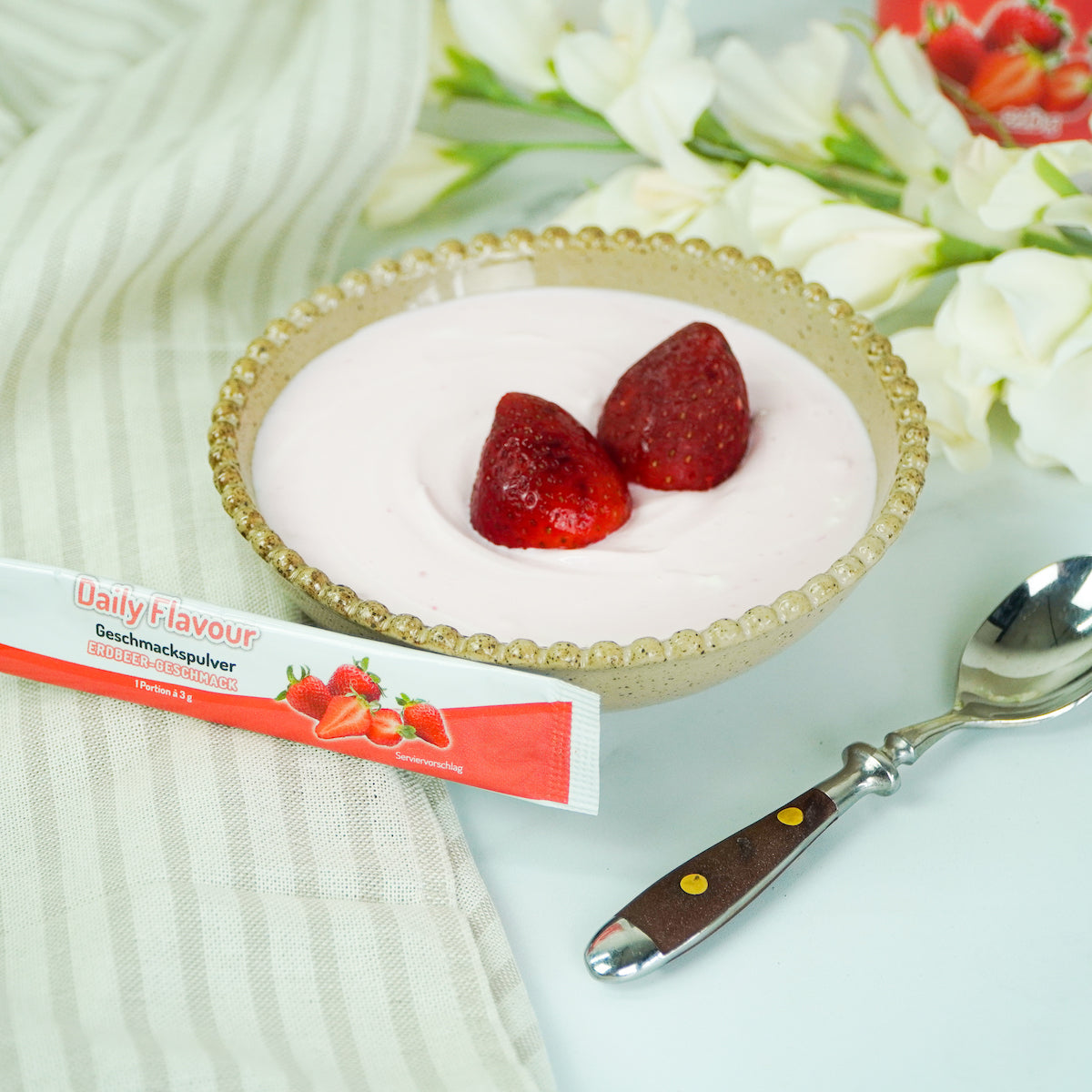 Quark mit Daily Flavour Erdbeere