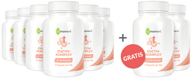 Enzym-Komplex - Vorteilspaket 6+2 - VitaMoment Produkt