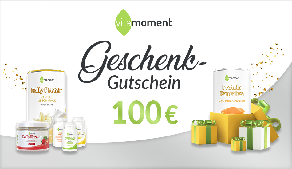 VitaMoment Gutschein - €100,00 - VitaMoment Produkt
