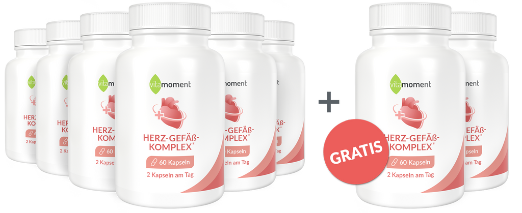 Herz-Gefäß-Komplex - Vorteilspaket 6+2 - VitaMoment Produkt