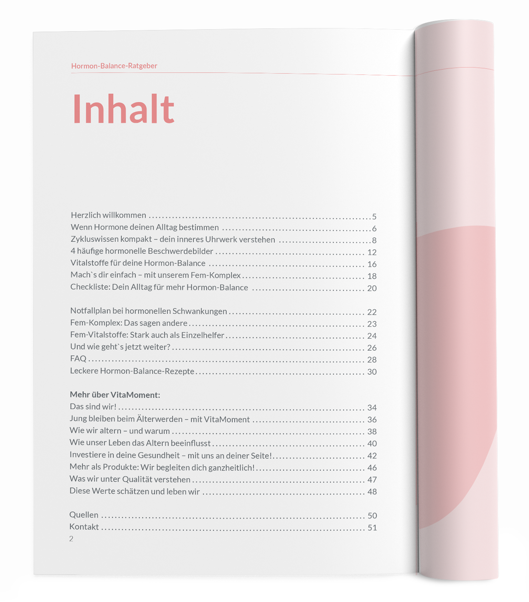 Hormon-Balance-Ratgeber - VitaMoment Produkt