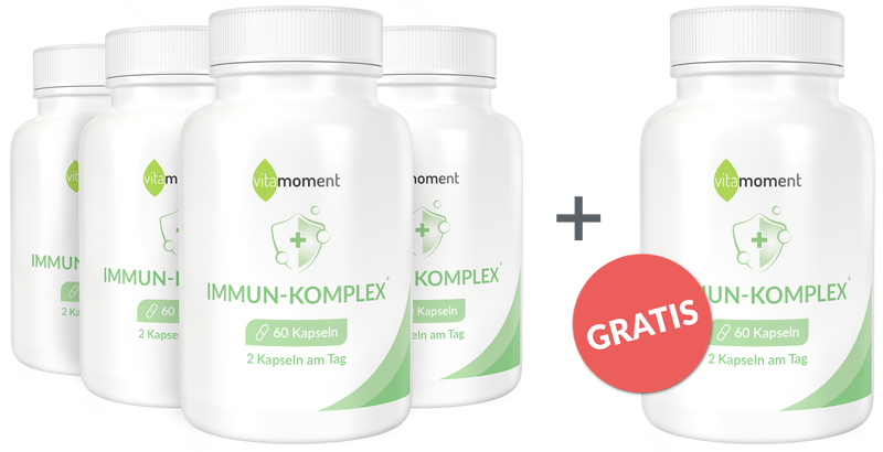 Immun-Komplex - Vorteilspaket 4+1 - VitaMoment Produkt
