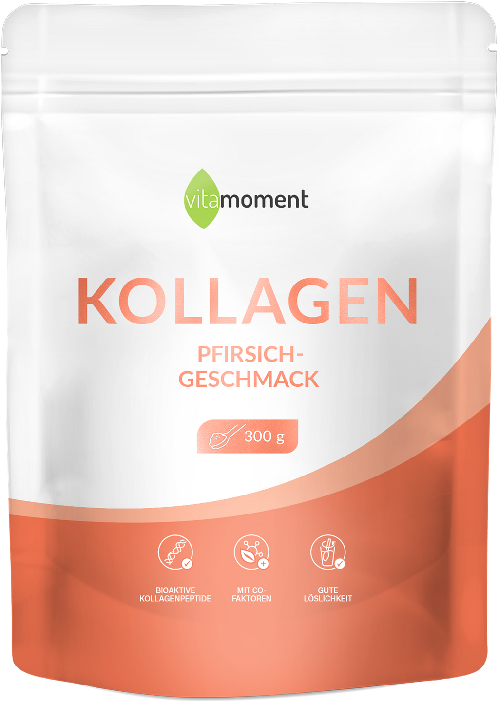 Kollagen - Pfirsich - VitaMoment Produkt