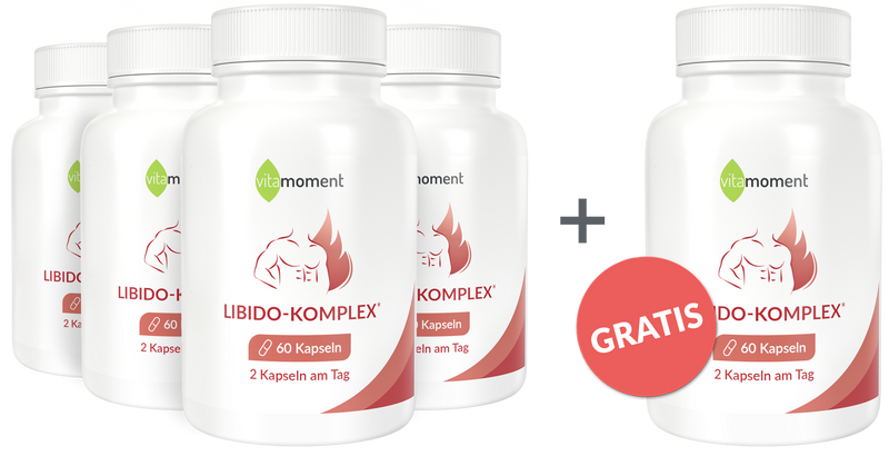 Libido-Komplex - Vorteilspaket 4+1 - VitaMoment Produkt