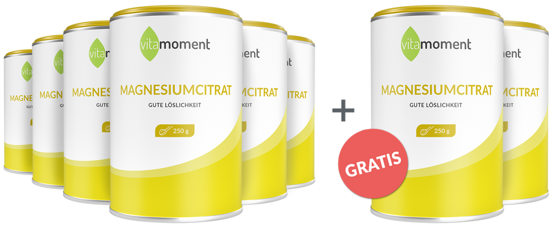 Magnesiumcitrat - Vorteilspaket 6+2 - VitaMoment Produkt