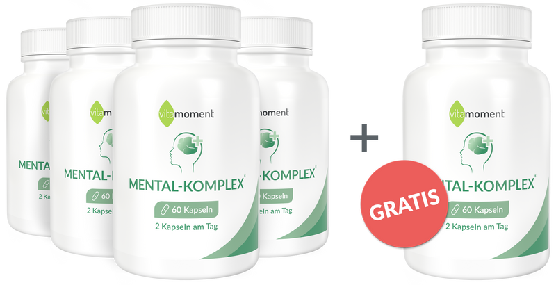 Mental-Komplex - Vorteilspaket 4+1 - VitaMoment Produkt