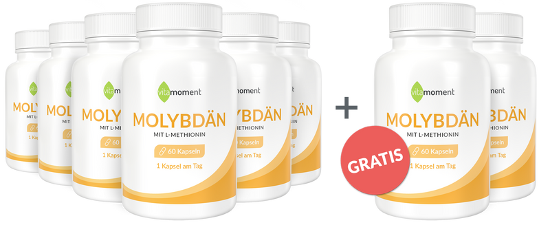 Molybdän - Vorteilspaket 6+2 - VitaMoment Produkt